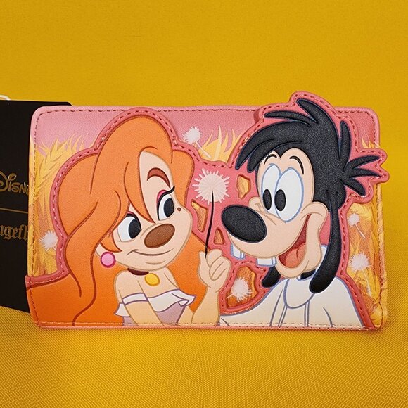 Loungefly Handbags - Loungefly Disney A Goofy Movie Max & Roxanne Dandelion Flap Wallet NEW